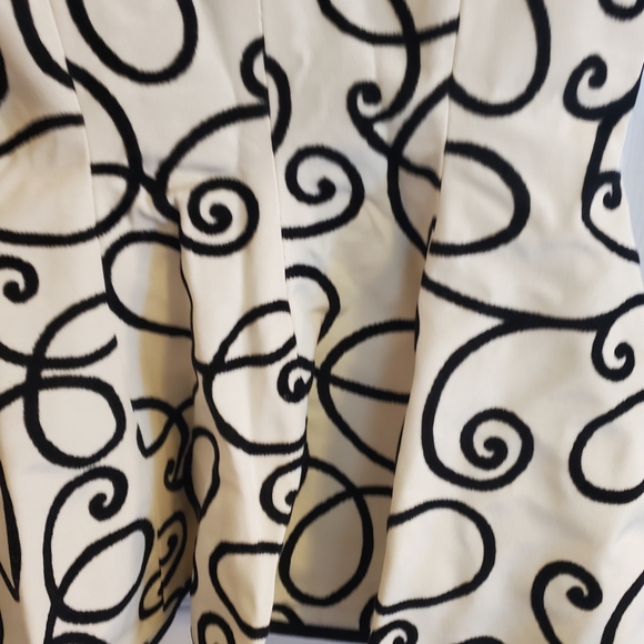 AJ BARI VINTAGE WHITE AND BLACK JACKET S SM - Picture 9 of 10